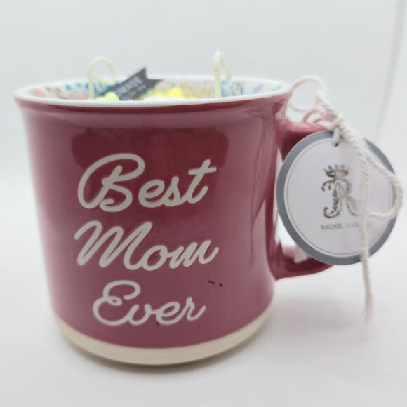 Handmade ✦ Best Mom Ever Mug Candle ✦ Sweet Orange Passionfruit Soy Wax Floral - Picture 2 of 9